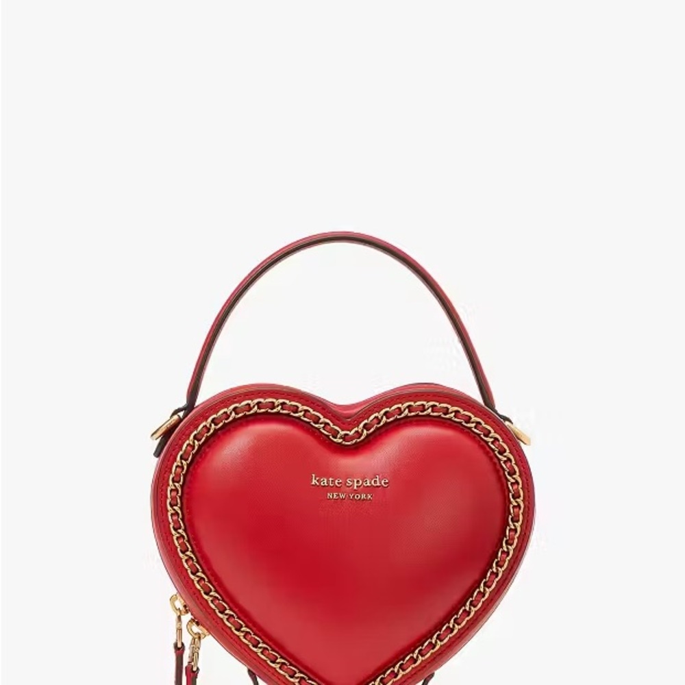 Kate Spade Red Heart-Shaped Bag